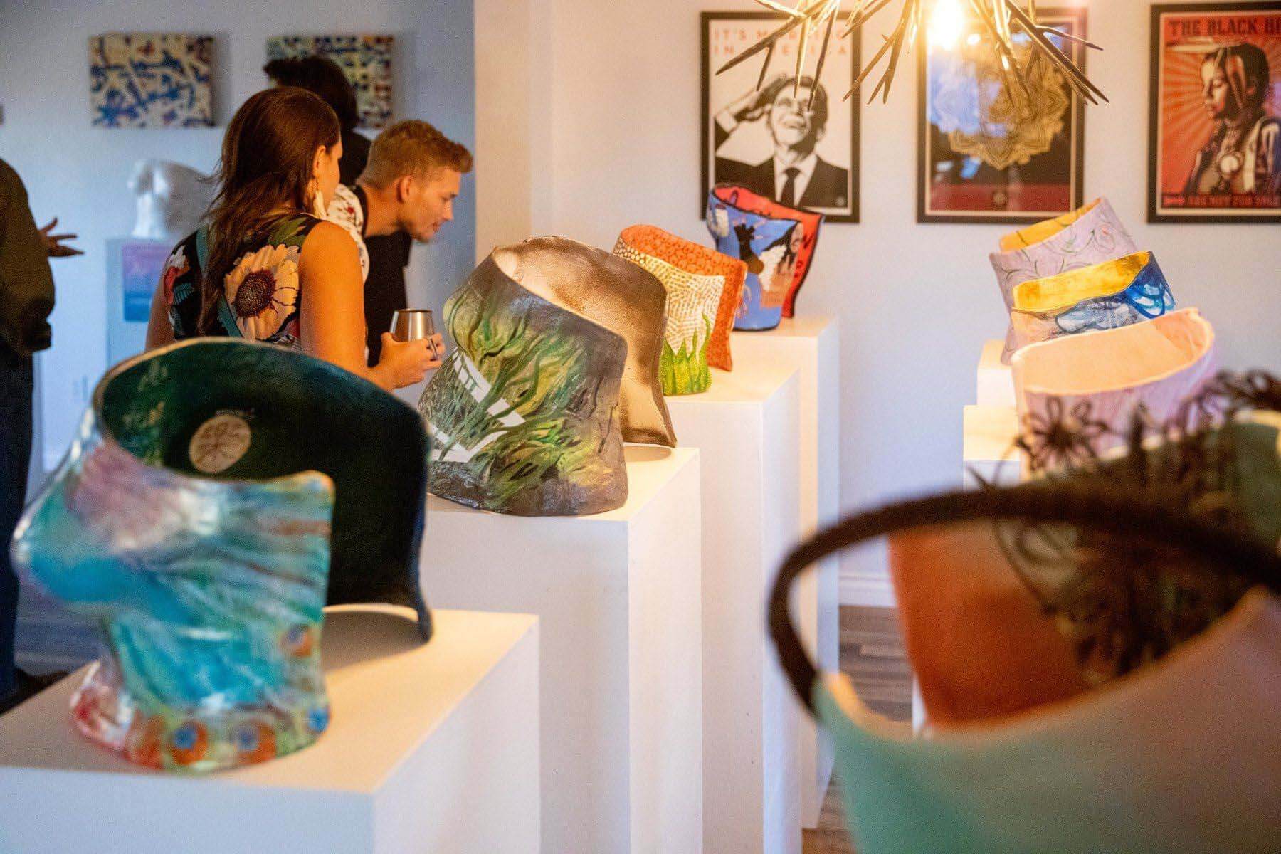 Keep A Breast Foundation creates a beautiful, one-of-a-kind art exhibition in cities worldwide to educate the community about breast cancer prevention and early detection. Art exhibition by Keep a Breast Foundation