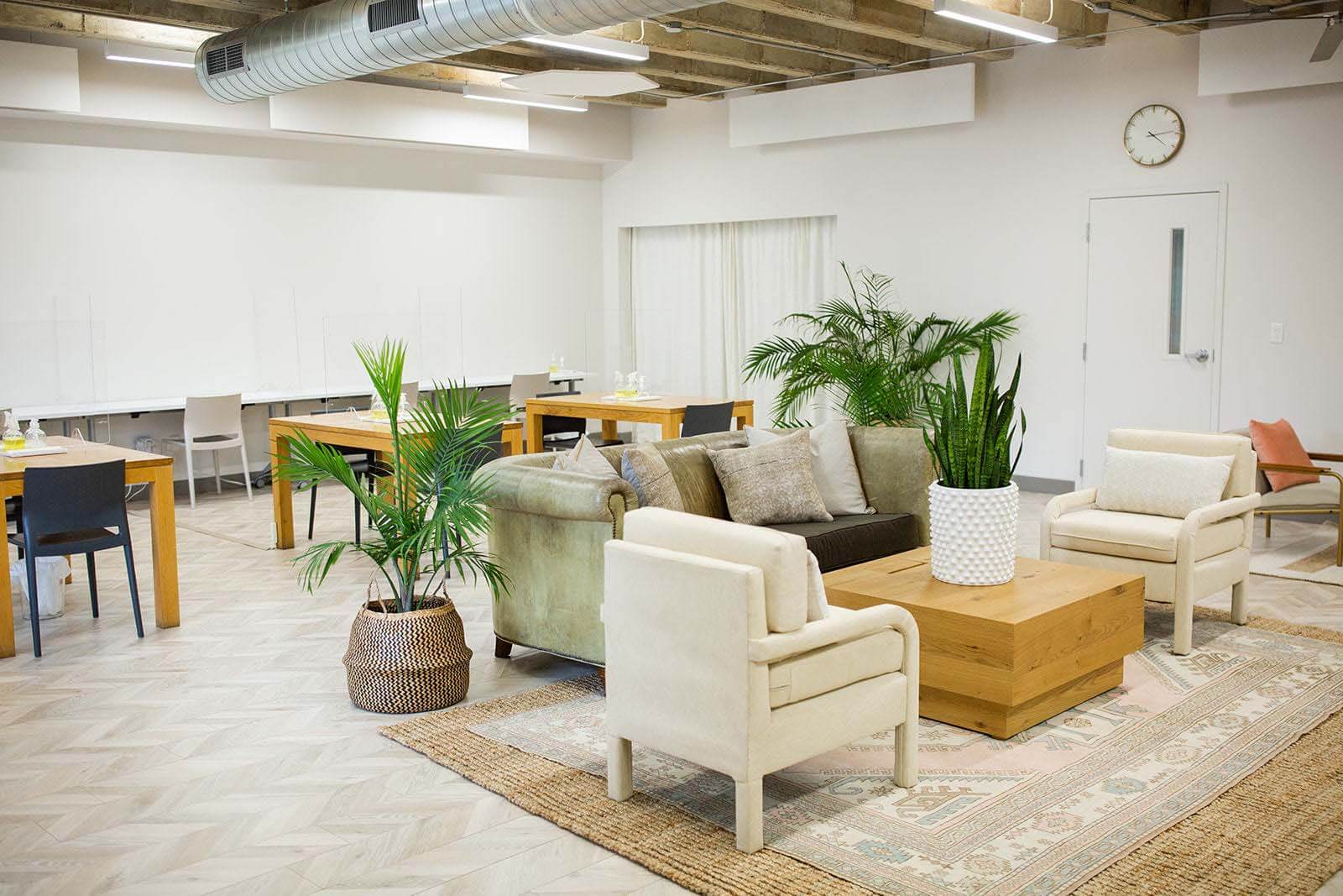 No matter what an individual's preferred working style is, Orchard House Beta offers space to accommodate those needs. Image: Eleanor Stenner Orchard House Beta