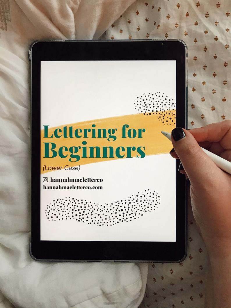 Lettering practice sheets, $2.99, from Hannah Mae Letter Co. | Image: Hannah Mae Letter Co. Birmingham Cheap Thrills: Lettering practice sheets from Hannah Mae Letter Co.
