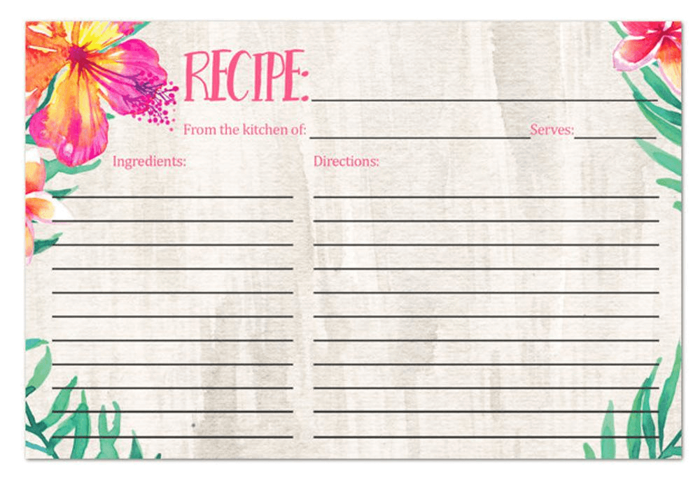 Downloadable recipe card, $3, from Sweet Tea And A Cactus | Image: Sweet Tea And A Cactus Recipe downloadable file at Sweet Tea And A Cactus