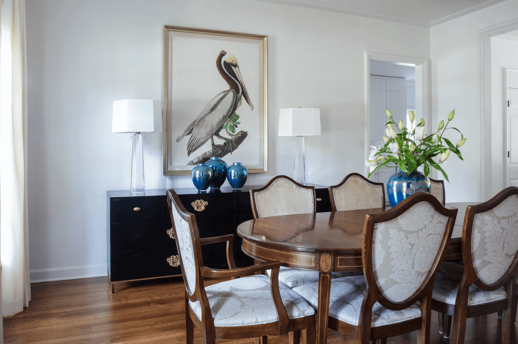 Dining room in East Memphis home
