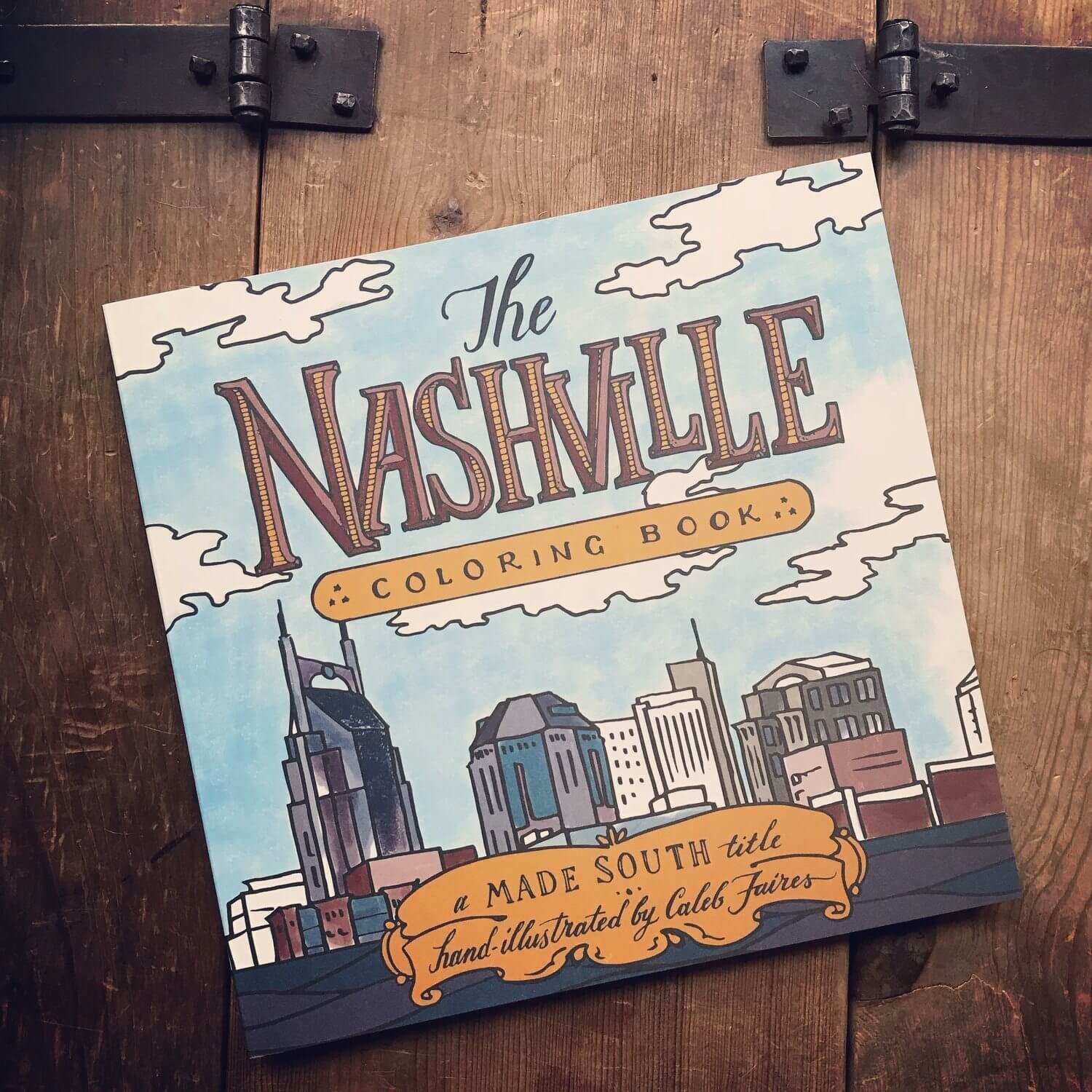 The Nashville Coloring Book, $16, from artist Caleb Faires| Image: Caleb Faires Nashville cheap thrills: The Nashville Coloring Book
