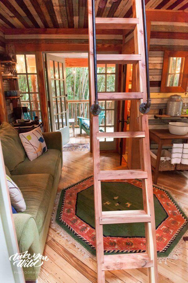 Atlanta's Alpaca Treehouse interior