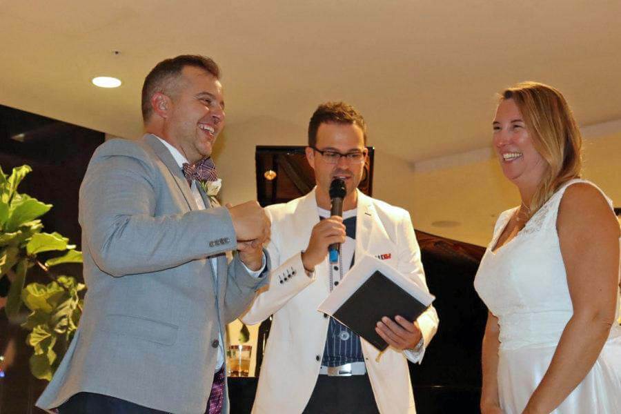 Wedding on Wheels Nashville vows