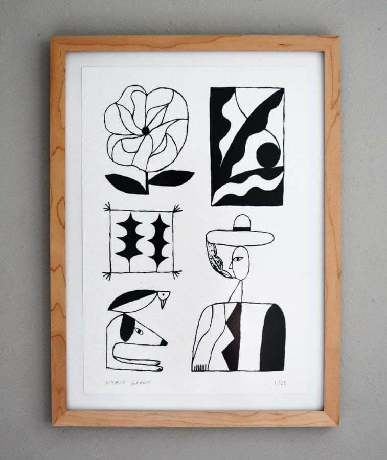 Print, $30, at Wyatt Grant | Image: Wyatt Grant Holiday gift guide: Wyatt Grant black and white print