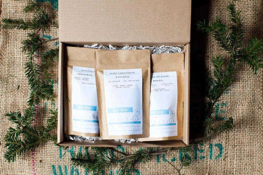 Coffee sampler, $24.95, at Radio Roasters | Image: Radio Roasters Holiday gift guide: Radio roasters coffee sampler
