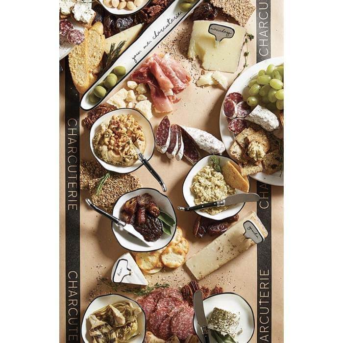 Charcuterie runner, $20, at Southern Muse | Image: Southern Muse charcuterie paper runner