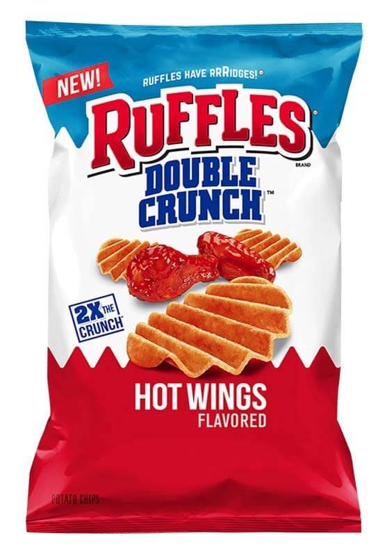 RUFFLES Double Crunch Hot Wings Chips