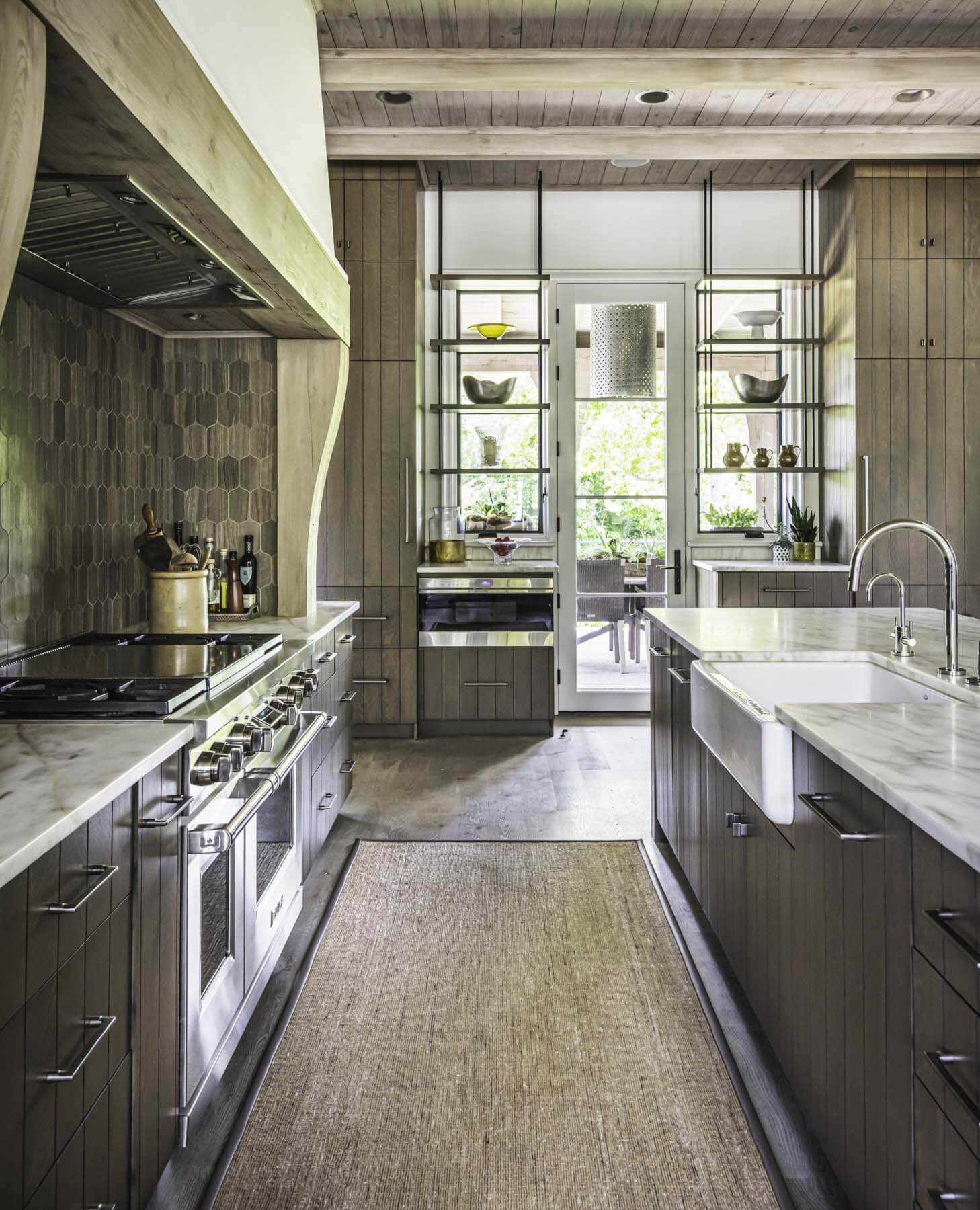 Castle Homes kitchen with wolf range and island