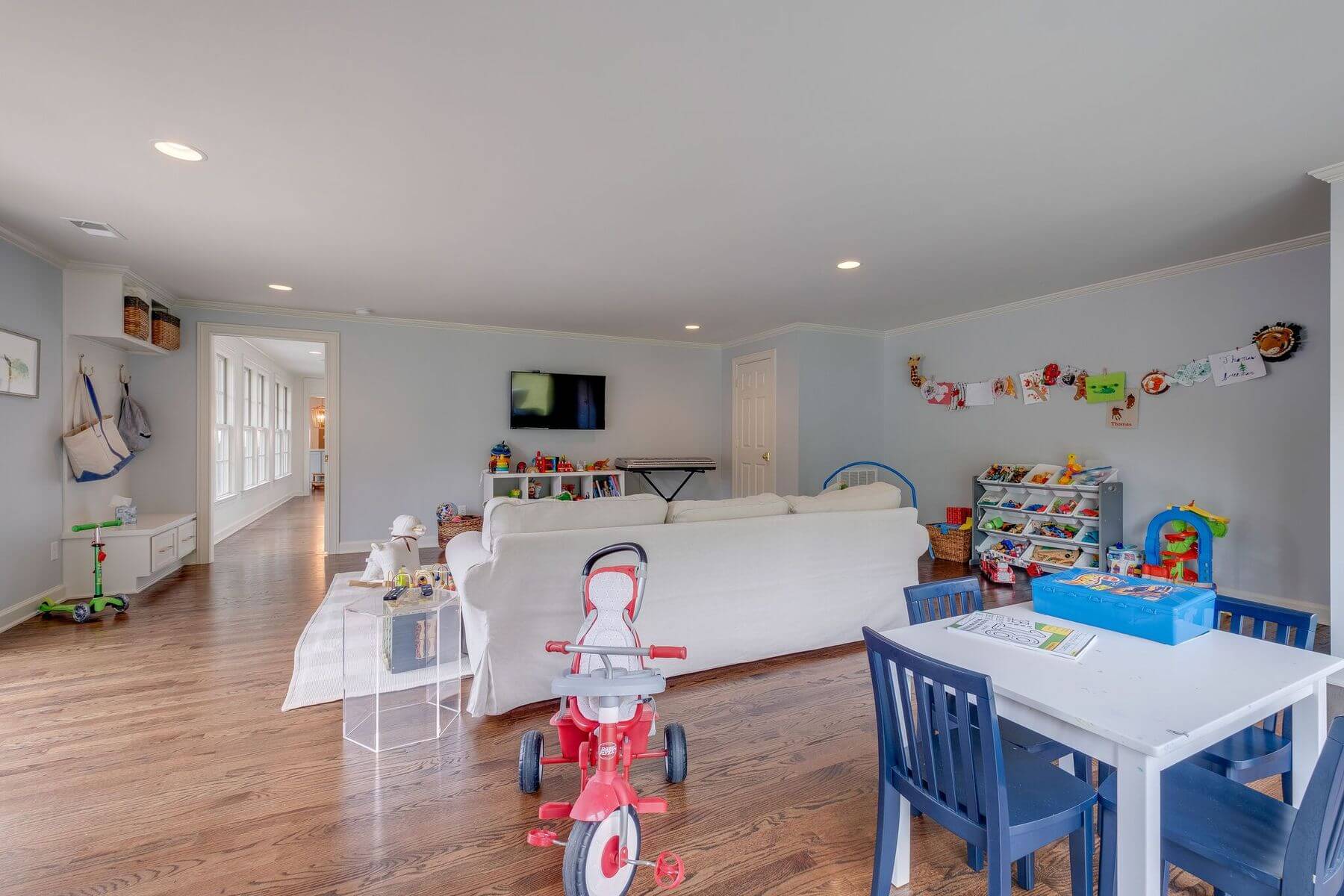 A kids playroom by Van Mol Restoration