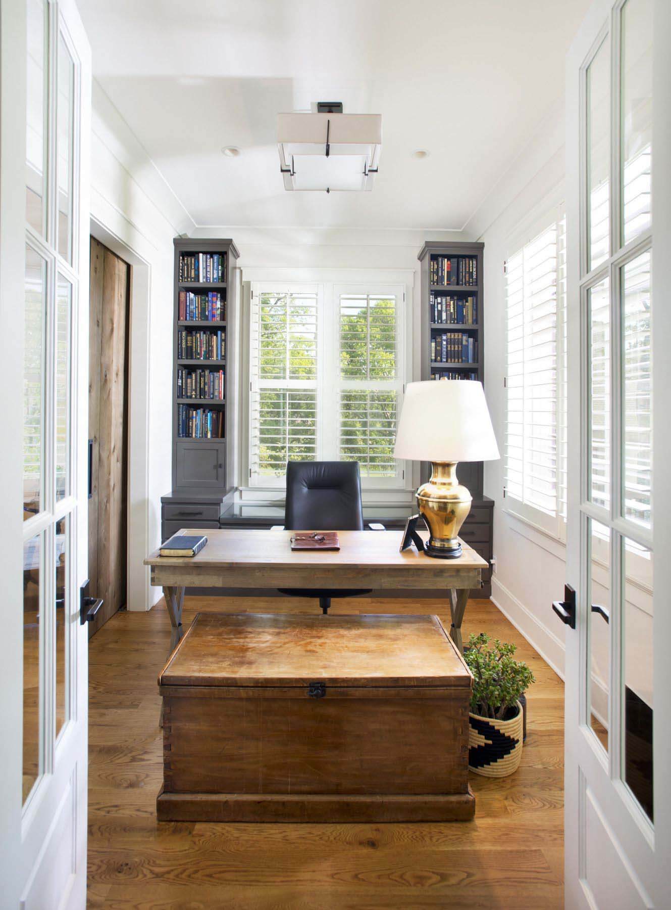 A home office can be created in even the smallest of spaces.