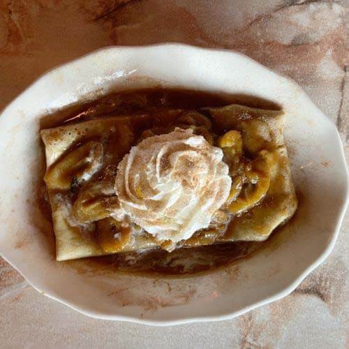 Bananas Foster Crepes 1