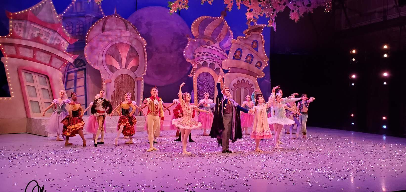 Ballet dancers performing on stage