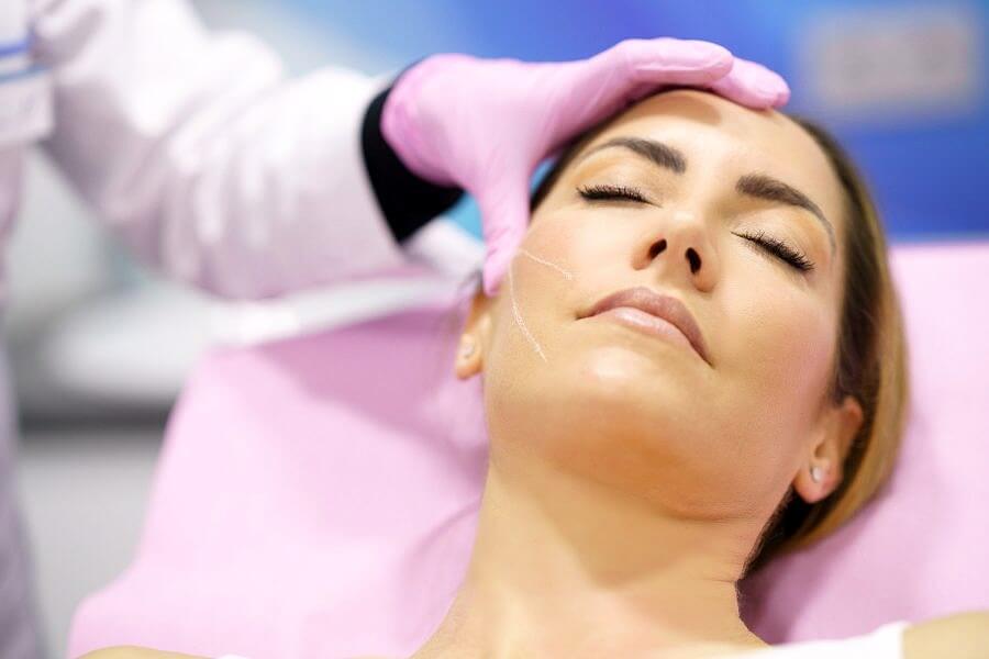 PDO smoothing threads, $225-$575 per area, at Koch Aesthetic Dentistry Woman receiving PDO Smoothing Threads