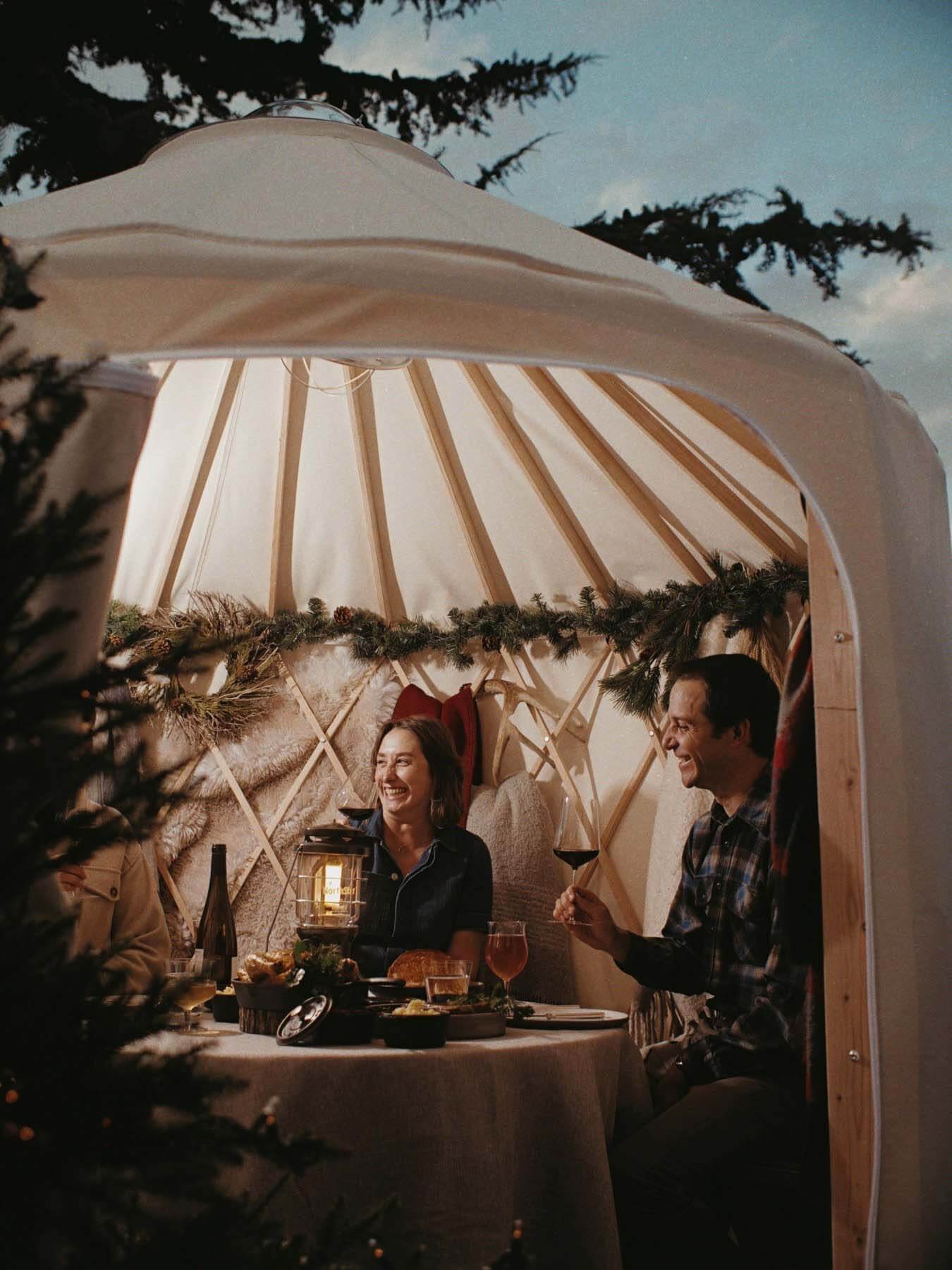 Yurt villages at The Grey, a Southern winter experience