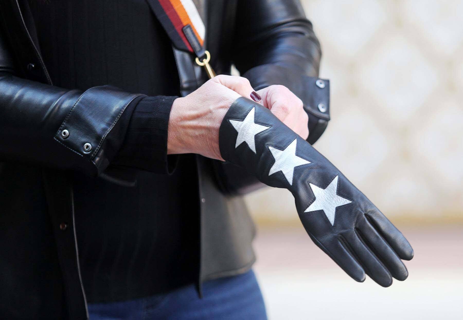 How to Style Leather: glove accessory