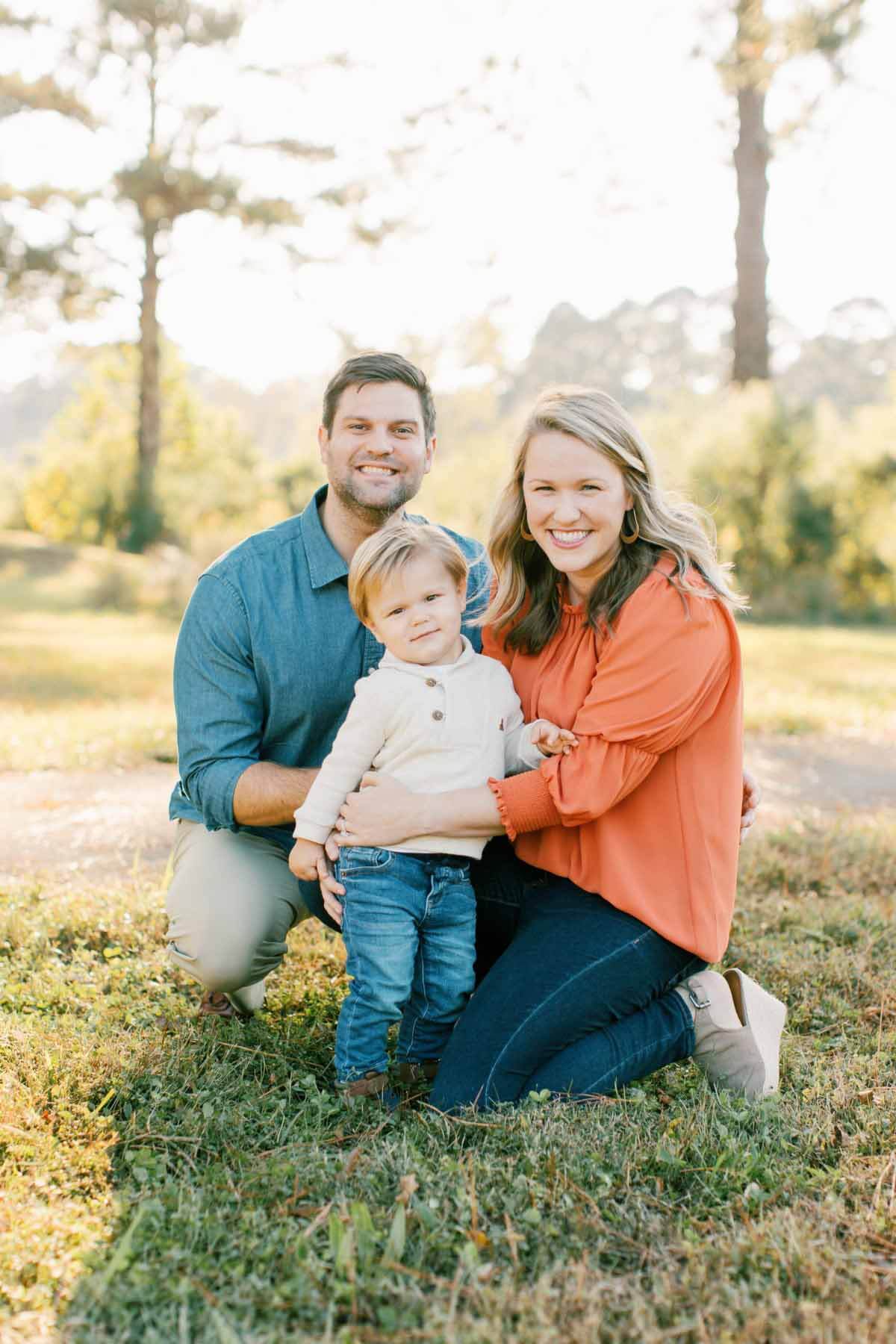 August and her family