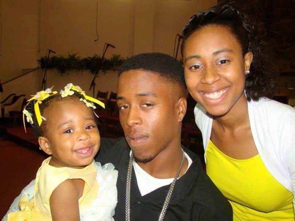 Te'Andria Ellis of The Surge Project with late brother and niece