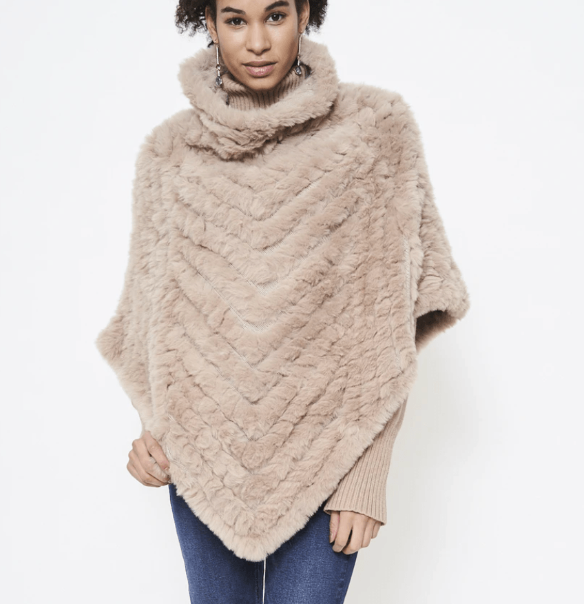 Poncho, $196, at Clair de Lune | Image: Clair de Lune Southern FINDS January: Sand Poncho