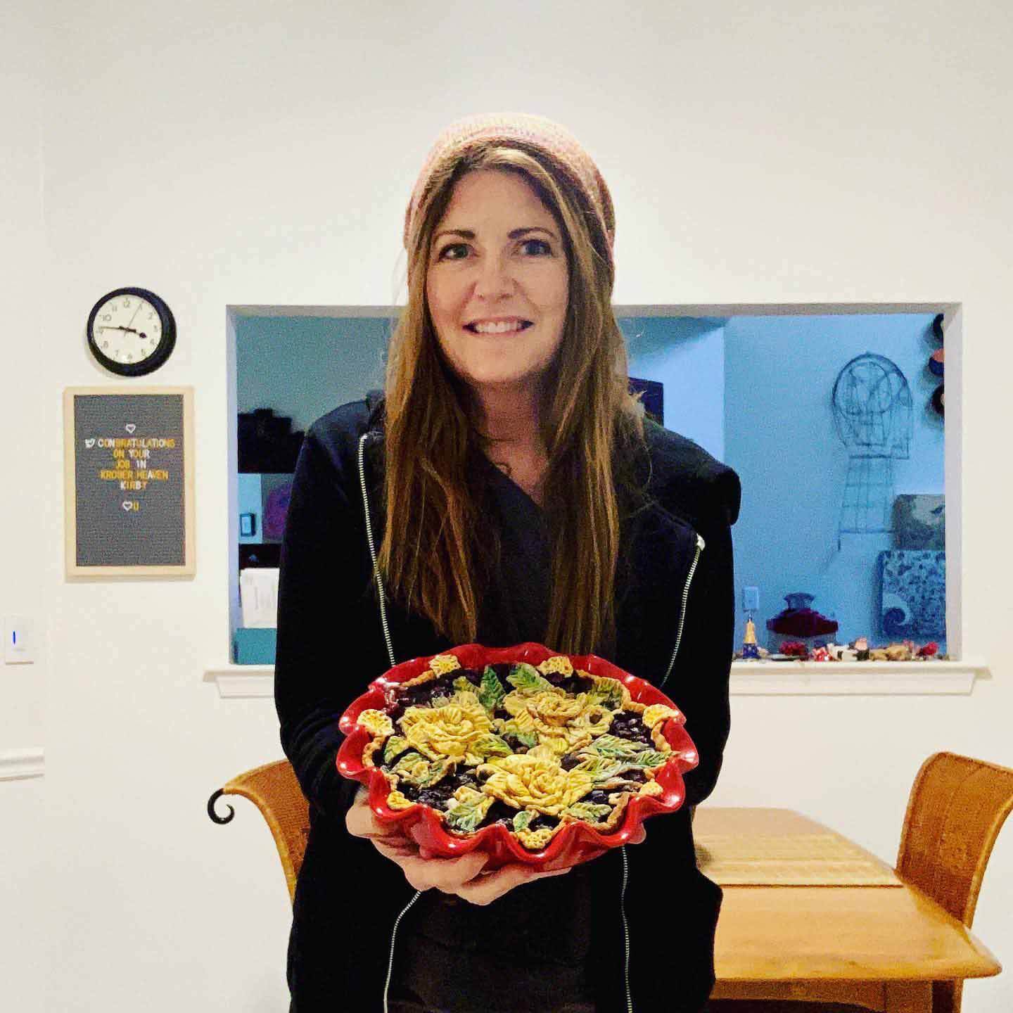 Pie artist Karen Freidt