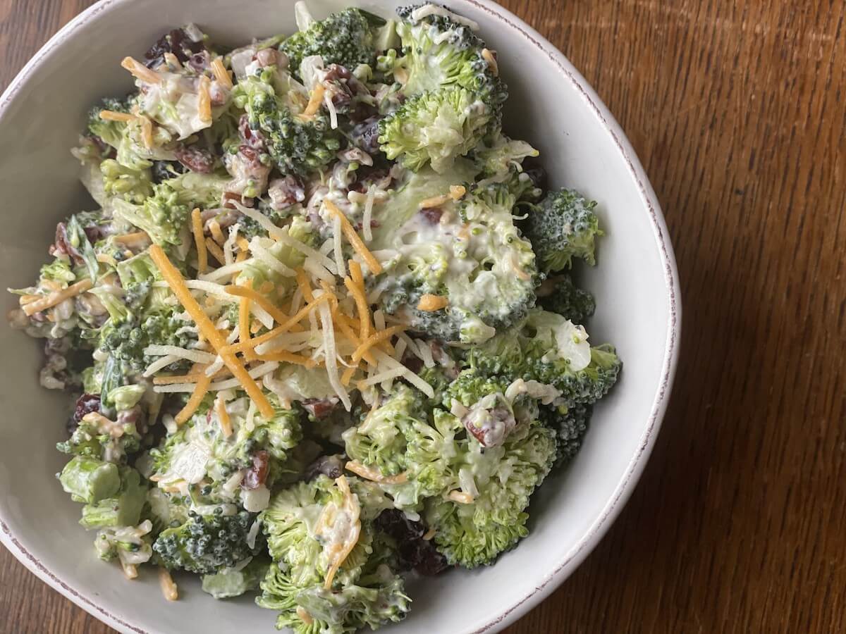 RECIPE: Delicious Broccoli Salad with Craisins and Pecans