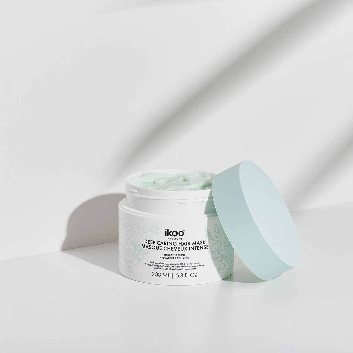 Leave your hair feeling buttery-soft with this ikoo hair mask. Image: ikoo ikoo deep caring hair mask