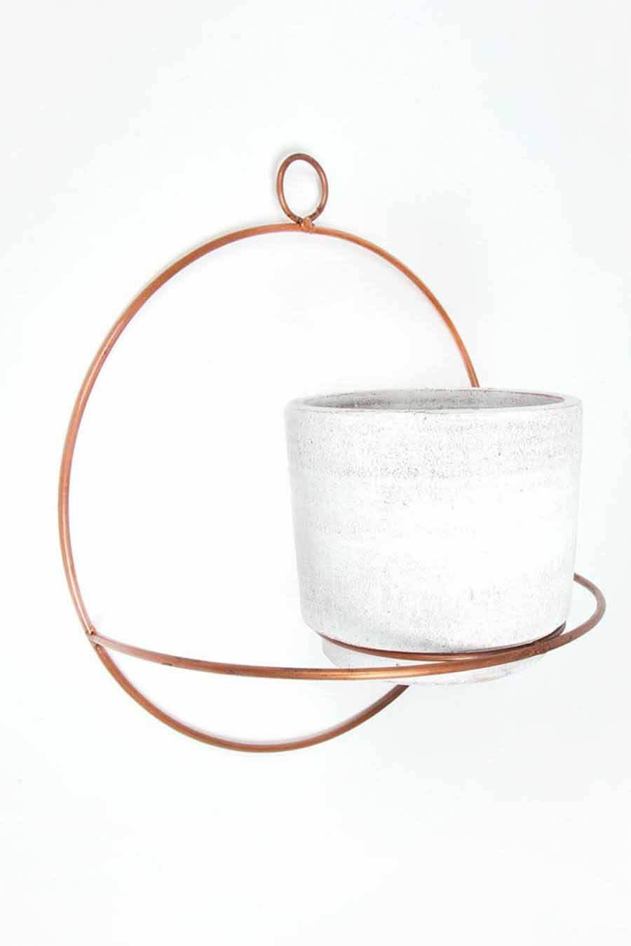 Metal wall planter, $58, at Living with Landyn | Image: Living with Landyn Nashville FINDS February: Metal wall planter from Living with Landyn