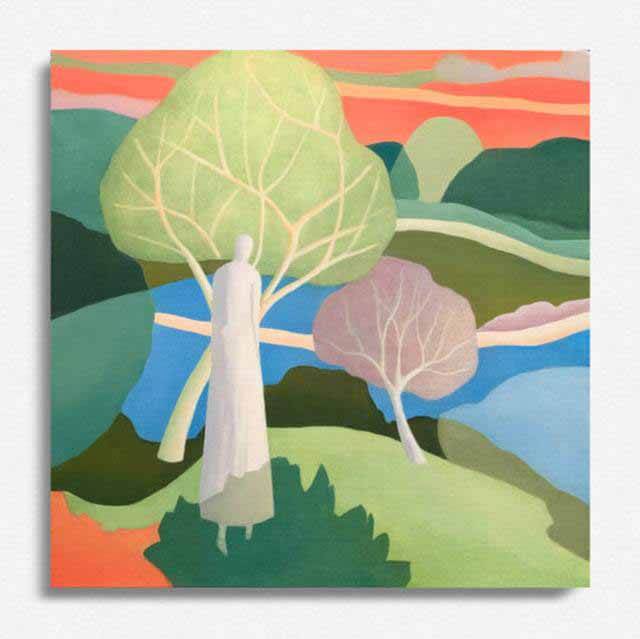 This work is done with oil on canvas by Nancy Cheairs. Oil on canvas painting by Nancy Cheairs