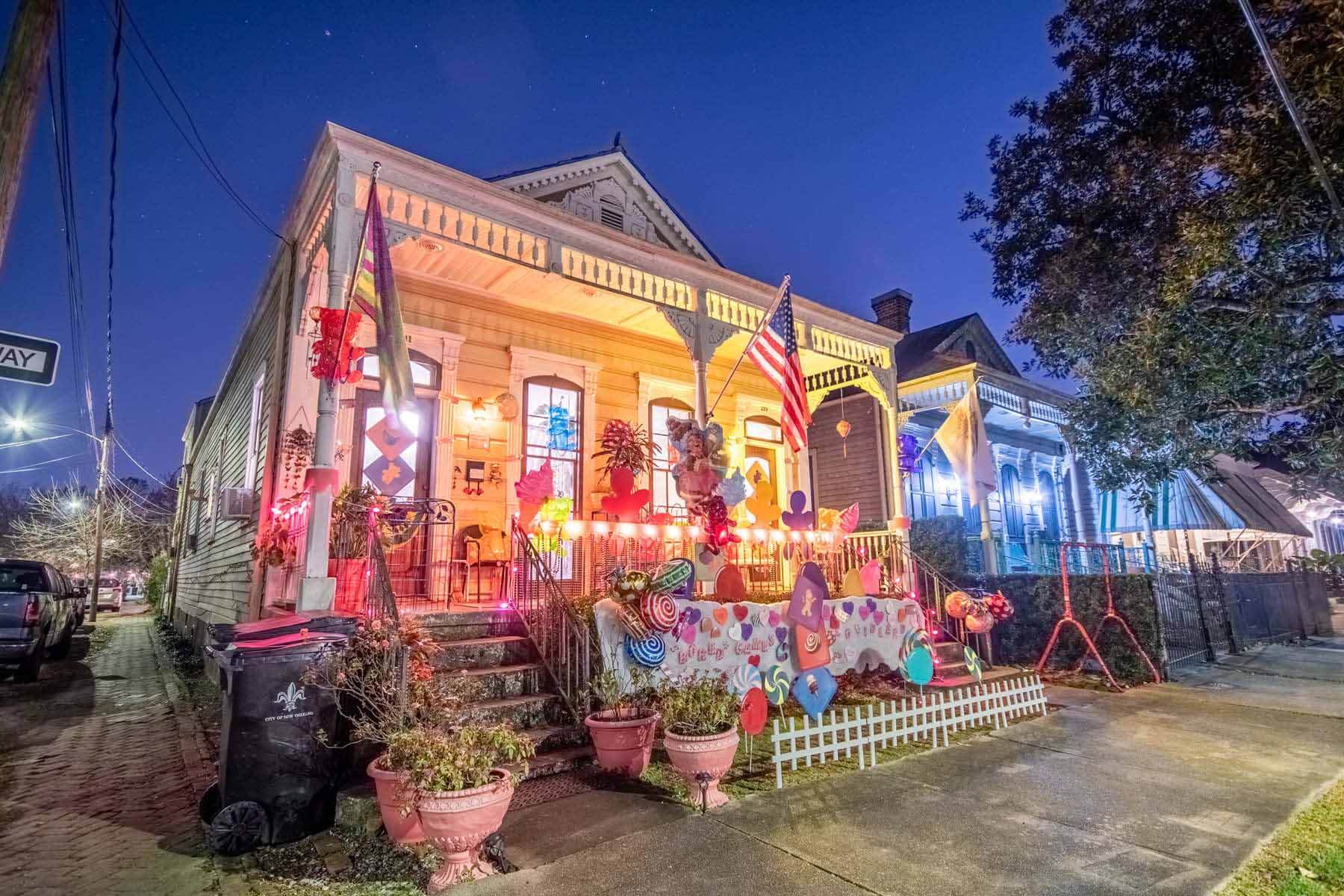 Krewe of House Floats — candy house