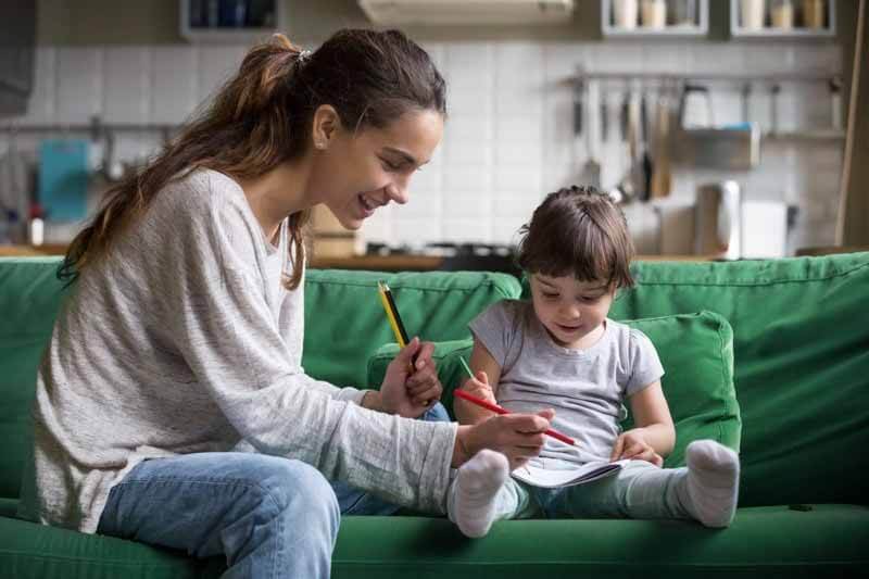 A great babysitter is one that engages with your little one.