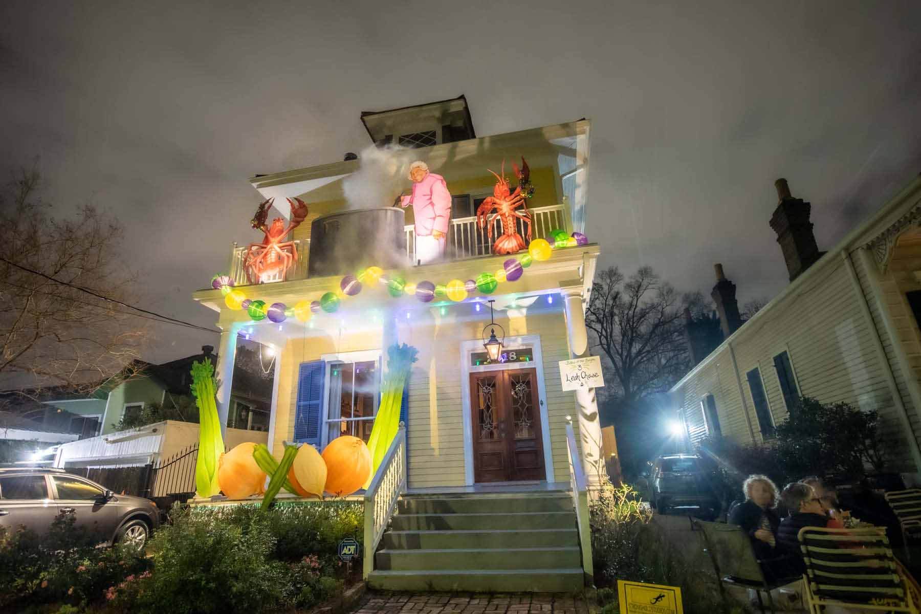 Krewe of House Floats — crawfish boil