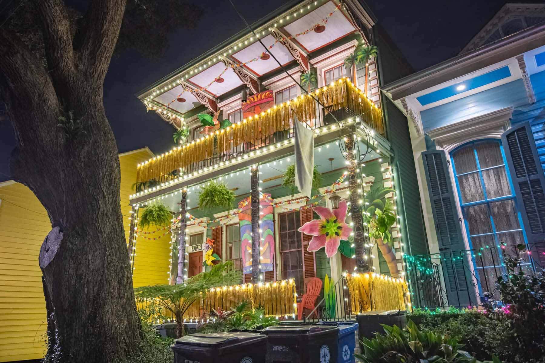 Krewe of House Floats — tropical theme
