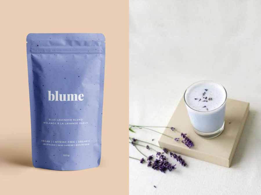 Blue lavender latte blend, $36, at Traveling Chic Boutique | Image: Traveling Chic Boutique Southern FINDS April: Blue Lavender Latte