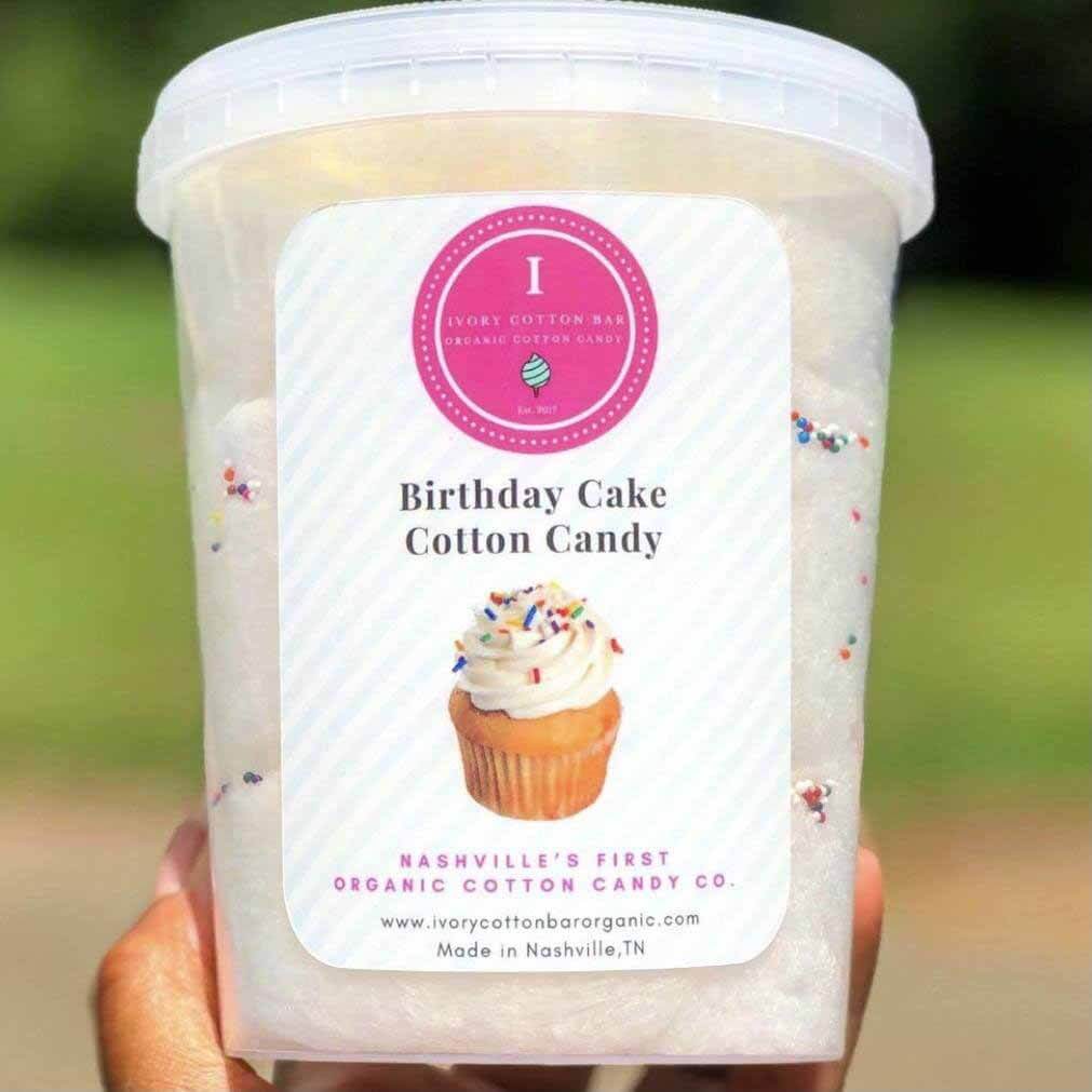 The Birthday Cake flavor, complete with colorful sprinkles, is a fantastic gift! Birthday Cake Cotton Candy