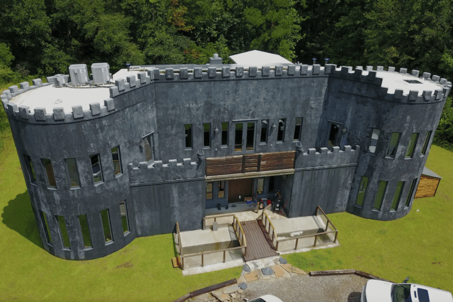 Covington Castle from above
