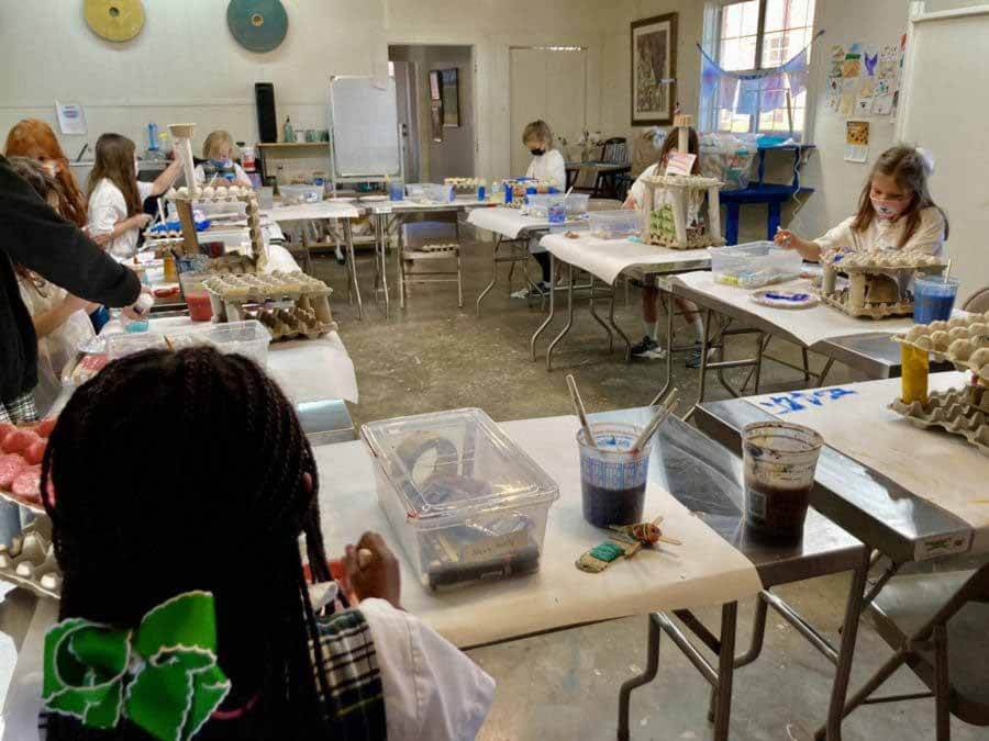 Folk Art School Kids in Natchez MS