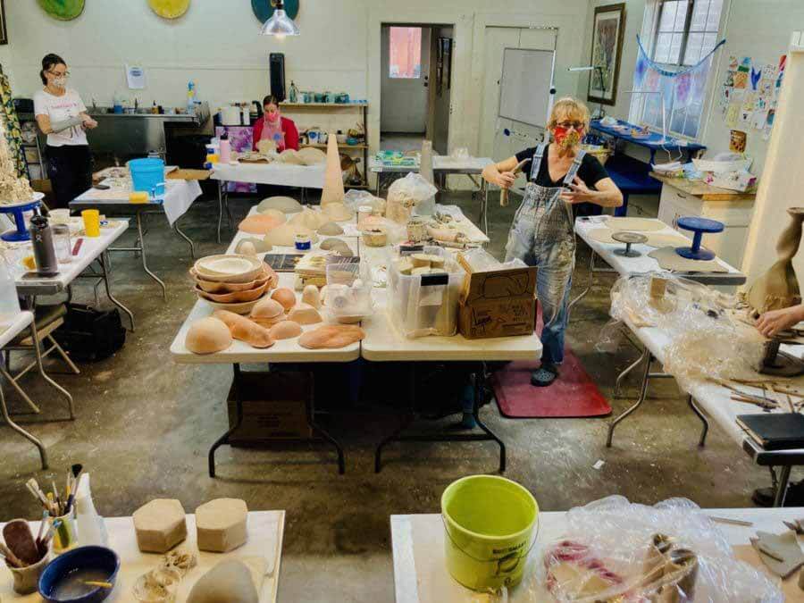 Folk Art School Pottery in Natchez MS