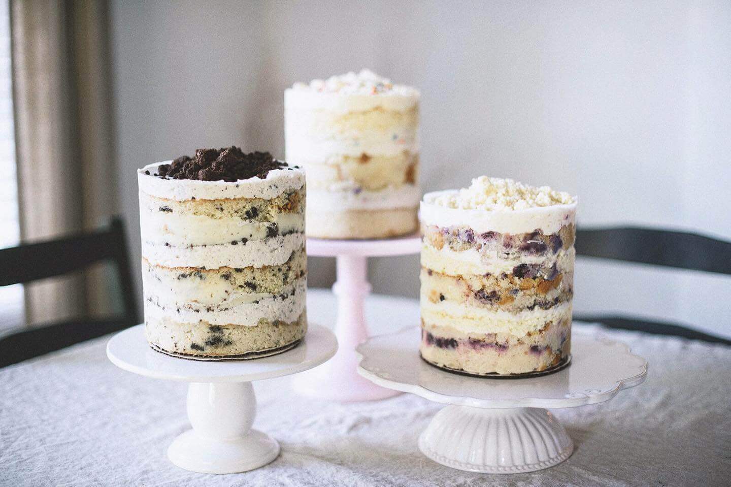 Three cakes from Daughters Baking
