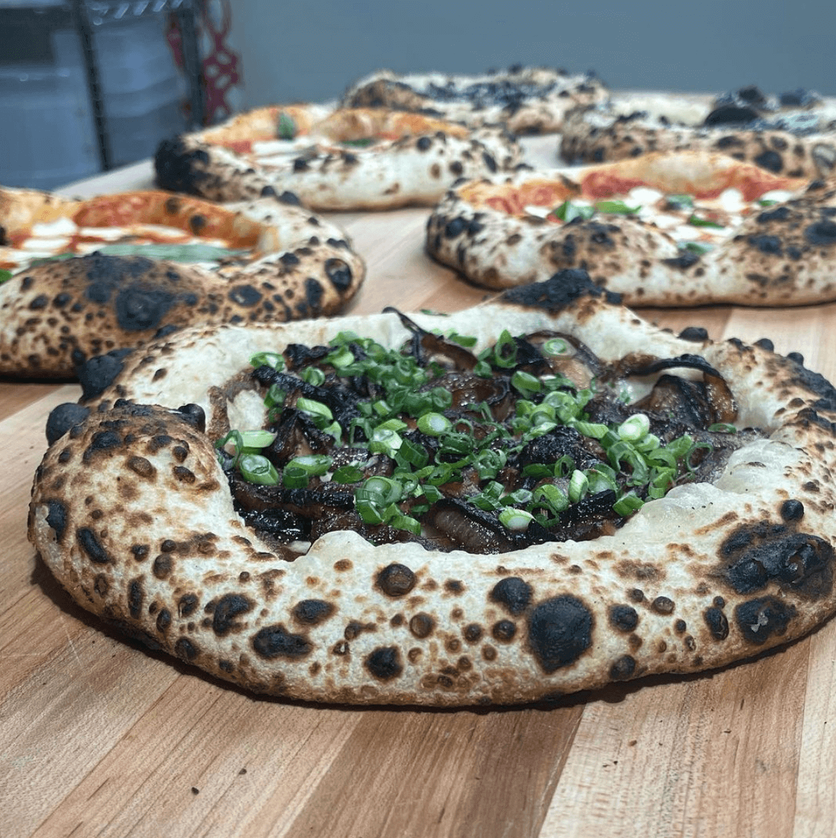 Pizzas from Pizza Grace, a new Birmingham restaurant