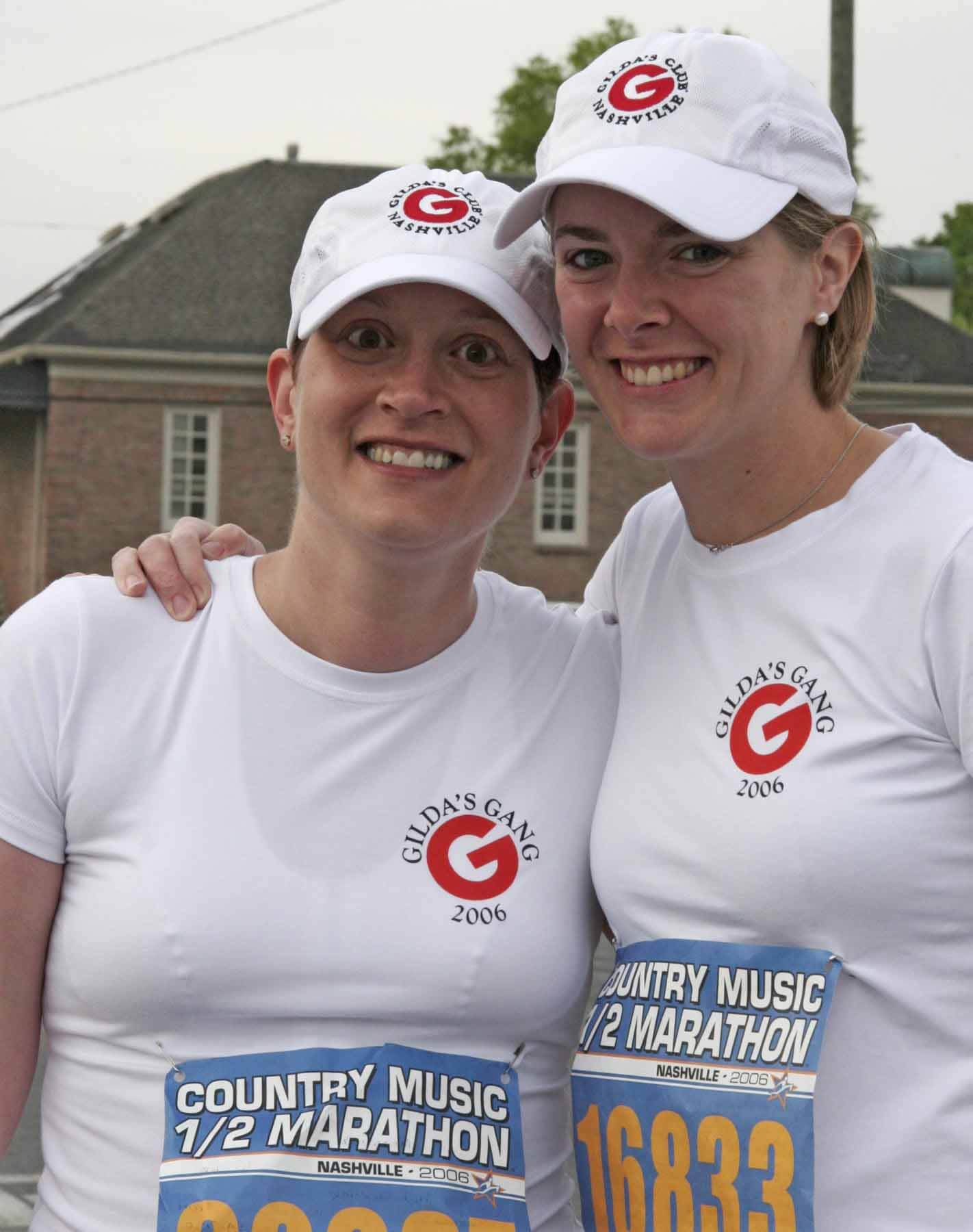 Dr. Gaill Addlestone and friend Danielle Gilbert, at the Country Music Half Marathon