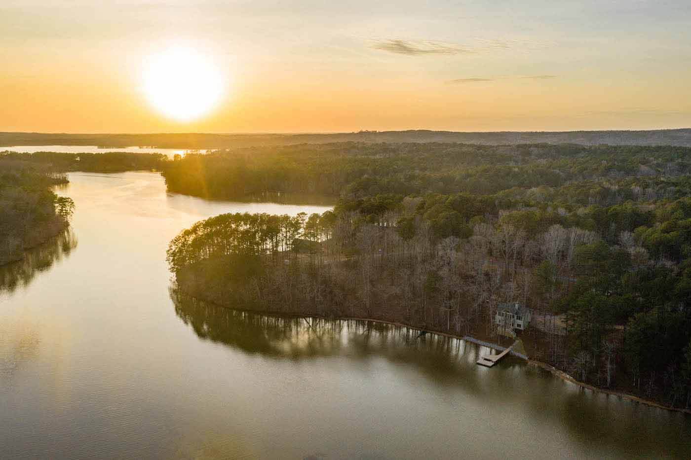Lake Martin at sunset