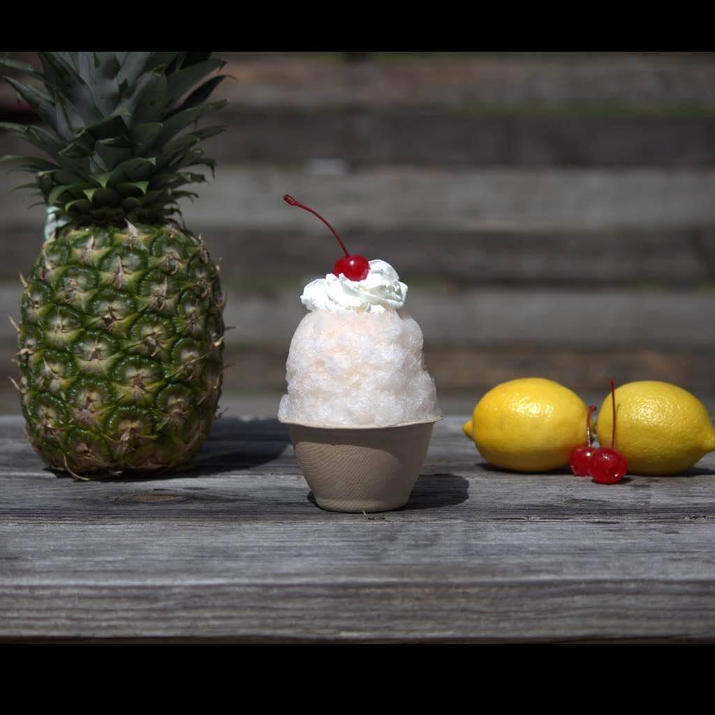 blue monkey shaved ice