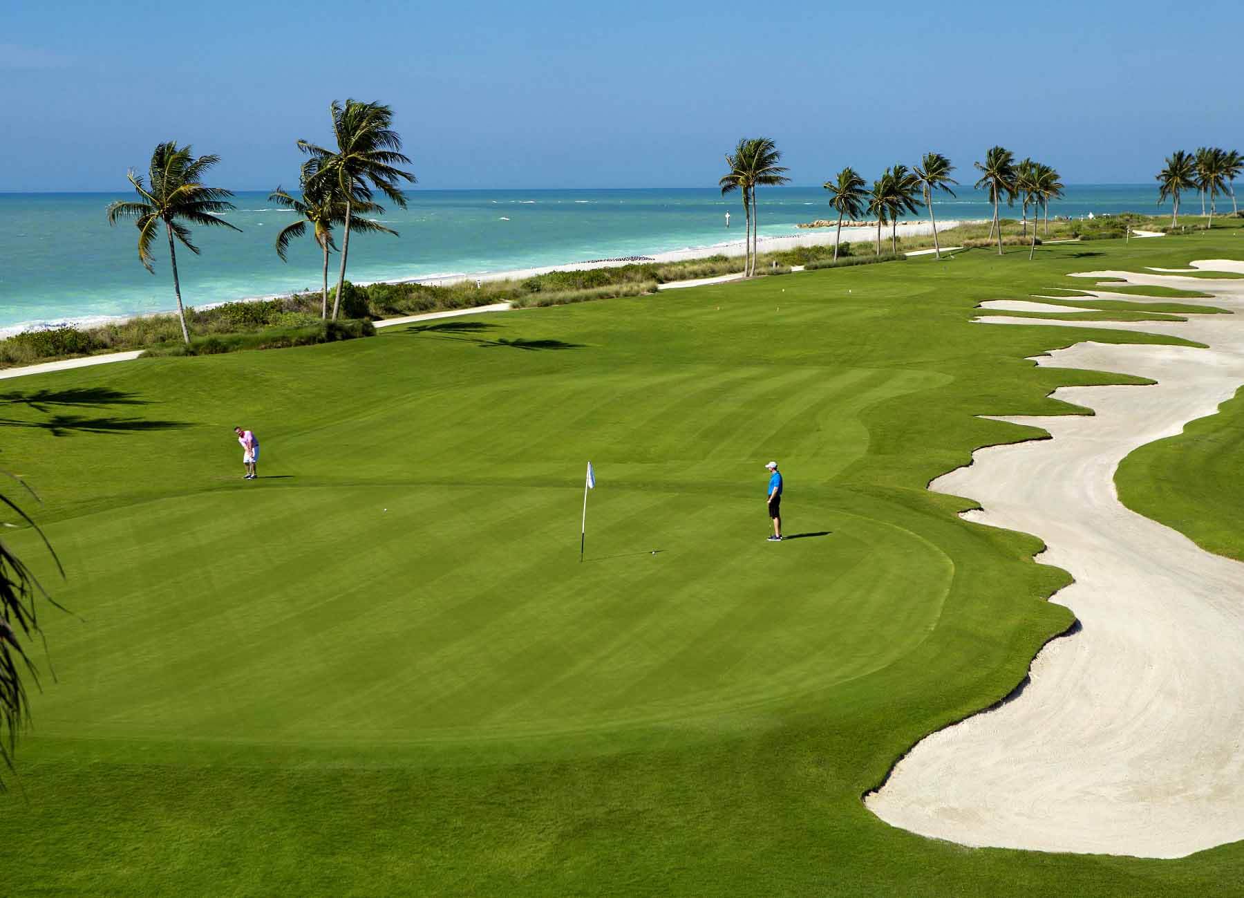 Golf course at South Seas Island Resort on Captiva Island, FL