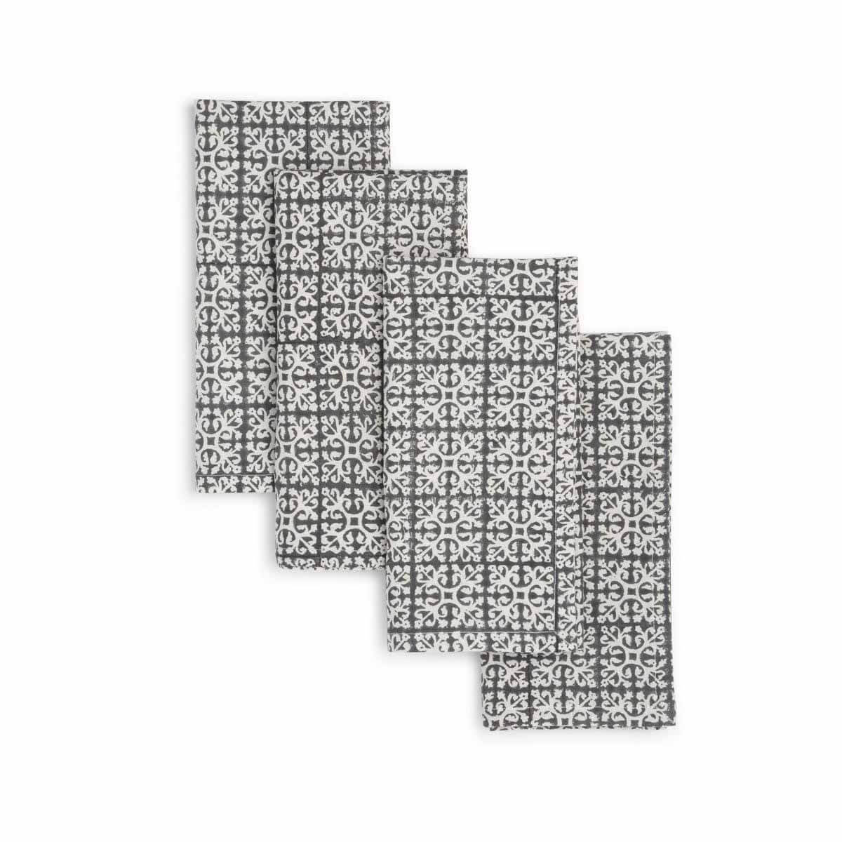 Fairtrade, sustainable cloth napkins, $36 for a set of four, from Thistle Farms | Image: Thistle Farms Nashville FINDS April: Hand block-printed cloth napkins from Thistle Farms