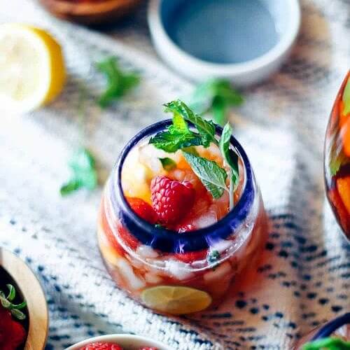 SB Fruit Tea Recipes Spiked Hibiscus Summer Tea The College Housewife