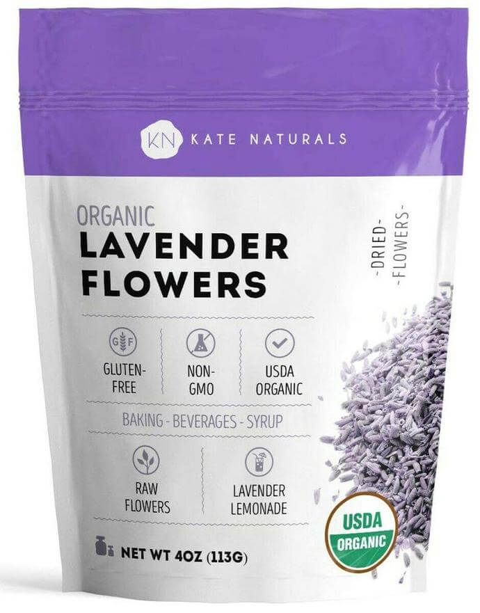 Organic lavender flowers from Kate Naturals