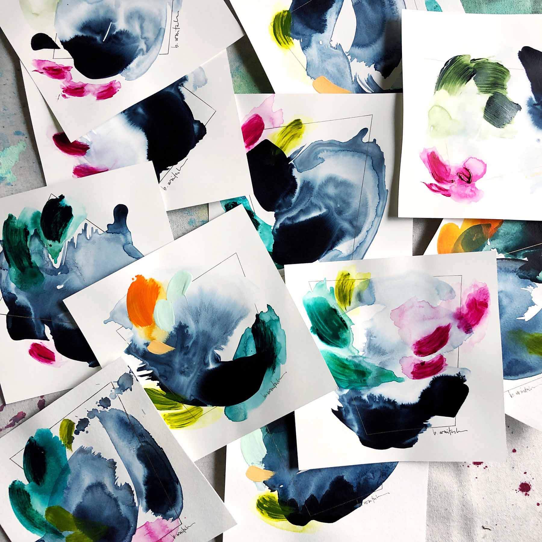 Collection of Beth Winterburn's artwork