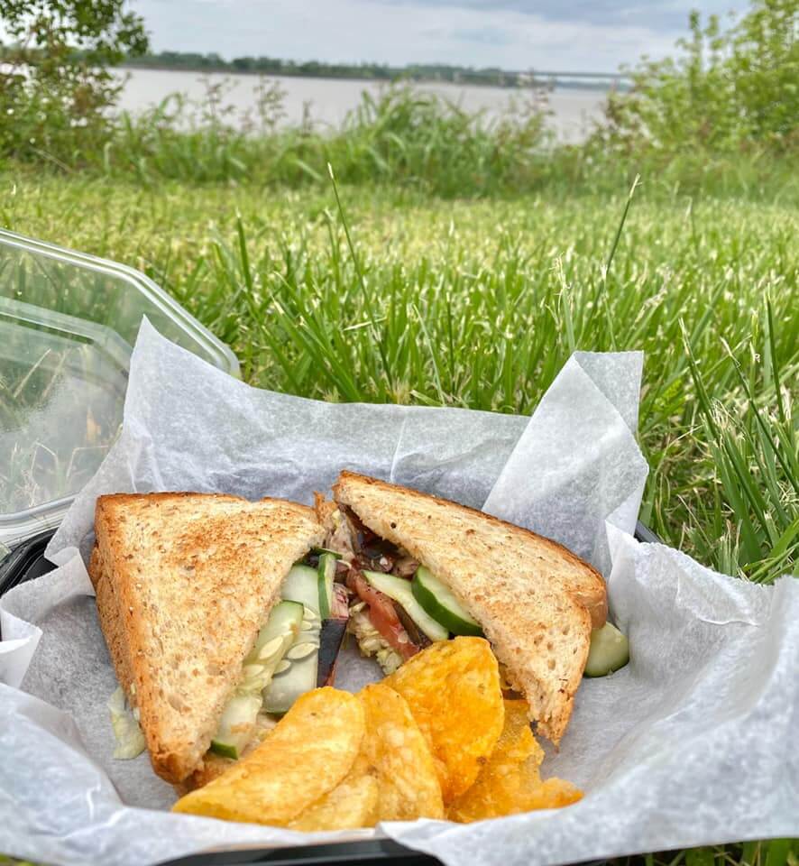Vegetarians, fear not! Backlot offers delicious options such as the Mother Nature Sandwich, with roasted marinated Portabella, tomatoes, lettuce, cucumber and roasted garlic aioli on white or wheat bread. Image: Backlot Sandwich Shop Mother Nature Sandwich from Backlot Sandwich Shop, a new Memphis restaurant