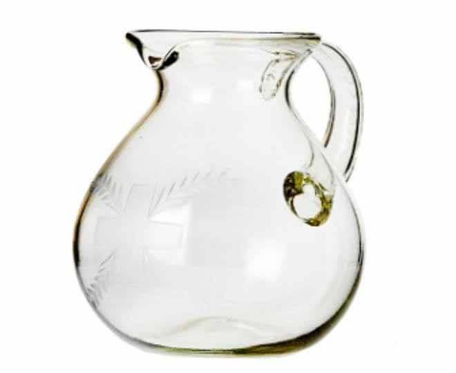 Crucita & Laurel pitcher, $175, from Providence Interiors | Image: Providence Interiors Nashville FINDS May: Glass pitcher from Providence Interiors