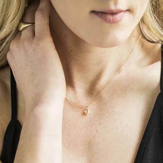 Yearly co heart necklace
